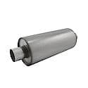 DBX Muffler, 2in Center Inlet 2in Center Outlet, 14in long, Non-Reversible, Moderate Sound