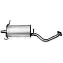 Quiet-Flow SS Direct Fit Exhaust Muffler Assembly 2" Inlet (OD) 2" Outlet (OD)