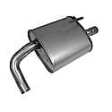 Quiet-Flow Muffler, Direct Replacement, No Fabrication Needed