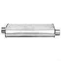 Quiet-Flow SS Direct Fit Exhaust Muffler 2.25" Inlet (ID) 2.25" Outlet (ID)