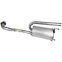 Quiet-Flow Muffler, Direct Replacement, No Fabrication Needed