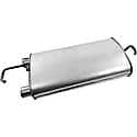 Quiet-Flow Muffler, Direct Replacement, No Fabrication Needed