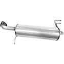 Quiet-Flow SS Direct Fit Exhaust Muffler Assembly 2" Inlet (OD) 2" Outlet (OD)