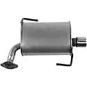 Quiet-Flow SS Direct Fit Exhaust Muffler 2.75" Outlet (OD)