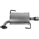 Quiet-Flow SS Direct Fit Exhaust Muffler 2.75" Outlet (OD)