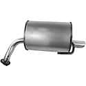 Quiet-Flow SS Direct Fit Exhaust Muffler 2.5" Outlet (OD)