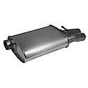 SoundFX Direct Fit Exhaust Muffler 2.5" Inlet (ID) 2.5" Outlet (OD)