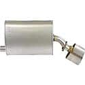 SoundFX Direct Fit Exhaust Muffler 1.875" Inlet (ID) 3.875" Outlet (OD)