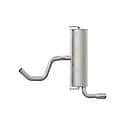 Quiet-Flow SS Direct Fit Exhaust Muffler Assembly 2.5" Inlet (ID) 3" Outlet (OD)