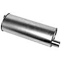 Quiet-Flow SS Direct Fit Exhaust Muffler 2" Inlet (ID) 2.75" Outlet (OD)