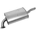 Quiet-Flow SS Direct Fit Exhaust Muffler Assembly 2" Inlet (OD) 2" Outlet (OD)