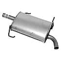 Quiet-Flow SS Direct Fit Exhaust Muffler Assembly 2" Inlet (OD) 2" Outlet (OD)