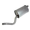 Quiet-Flow Muffler, Direct Replacement, No Fabrication Needed