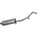 Quiet-Flow SS Direct Fit Exhaust Muffler Assembly 2" Inlet (OD) 2" Outlet (OD)