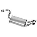 Quiet-Flow Muffler, Direct Replacement, No Fabrication Needed