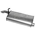 Quiet-Flow SS Direct Fit Exhaust Muffler 2.25" Inlet (ID) 2.5" Outlet (OD)