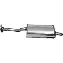 Quiet-Flow SS Direct Fit Exhaust Muffler Assembly 2" Inlet (OD) 2" Outlet (OD)