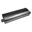 Quiet-Flow SS Direct Fit Exhaust Muffler 2.25" Inlet (ID) 2.25" Outlet (ID)