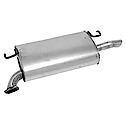 Quiet-Flow SS Direct Fit Exhaust Muffler 2" Outlet (OD)