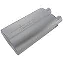 80 Series Muffler, 2.5in Offset Inlet 2.5in Same Side Out Outlet, Non-Reversible, Aggressive Sound