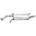 Quiet-Flow SS Direct Fit Exhaust Muffler Assembly 2" Inlet (OD) 2" Outlet (OD)