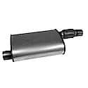 Quiet-Flow SS Direct Fit Exhaust Muffler 2.5" Inlet (ID) 2.5" Outlet (OD)