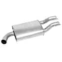 Quiet-Flow SS Direct Fit Exhaust Muffler 2.25" Inlet (ID) 2.25" Outlet (OD)