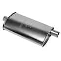 Quiet-Flow SS Direct Fit Exhaust Muffler 2" Inlet (ID) 2" Outlet (OD)