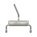 Quiet-Flow SS Direct Fit Exhaust Muffler Assembly