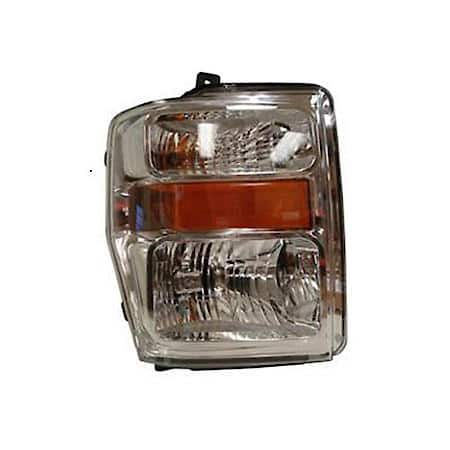 New CAPA Certified Premium Replacement Passenger Side Composite Aero Headlight Assembly, Clear Lens