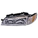 New CAPA Certified Standard Replacement Driver Side Combination Headlight Assembly