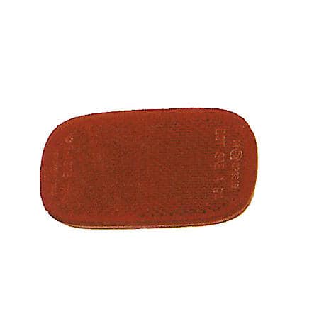 New Standard Replacement Driver Or Passenger Side Rear Side Marker Light Reflector, In Bumper End