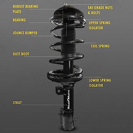 Monroe Complete Strut Assembly: Includes Strut, Coil Spring, and