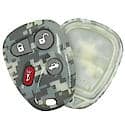 GM - 4 Button Camo Themed Remote Replacement Shell