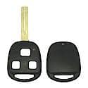 Lexus - 3 Button Black Key Combo Replacement Shell