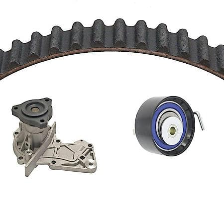Timing Water Pump Kit; With Pump, Timing Belt And Tensioner