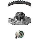 Timing Water Pump Kit; With Pump, Timing Belt And Tensioner