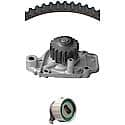 Timing Water Pump Kit; With Pump, Timing Belt And Tensioner