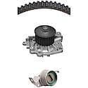 Timing Water Pump Kit; With Pump, Timing Belt And Tensioner