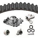 Timing Water Pump Kit; With Pump, Belt, Actuator, Tensioner, Idler, Seals