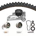 Timing Water Pump Kit; Pump, Belt, Tensioner, Idler, 2 Springs, Gasket, Seals