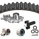 Timing Water Pump Kit; With Pump, Belt, Actuator, Tensioner, Idler, Seals