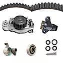 Timing Water Pump Kit; With Pump, 2 Belts, Actuator, 2 Tensioners, Seals