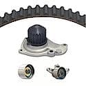 Timing Water Pump Kit; With Belt, Pulleys And Water pump