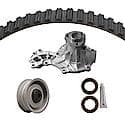 Timing Water Pump Kit; With Pump, Belt, Tensioner, Seals And Lubricant