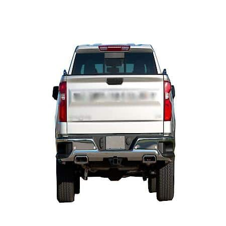 Chevrolet Logo, Tape-On For Tailgate, Black, Stainless Steel