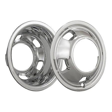 Fits 17"Wheels, Chrome Abs, Push On, 8 Lug/5 Hand Hole Wheels, Set Of 4