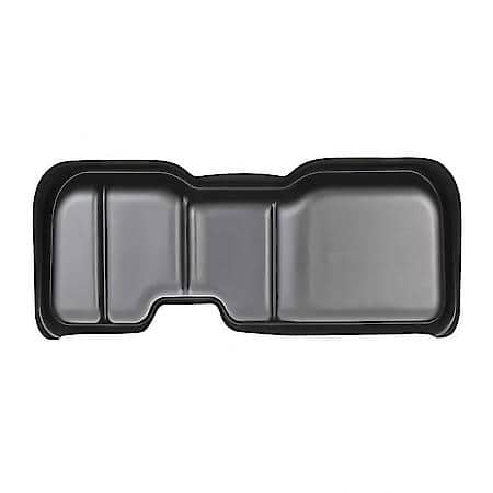 Under 2Nd Seat, 1 To 3 Compartments, Built-In Dividers, Black, Plastic