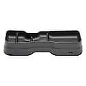 Under 2Nd Seat, 1 To 3 Compartments, Built-In Dividers, Black, Plastic