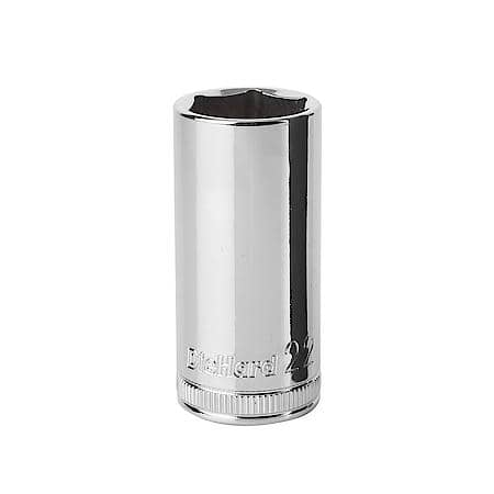 3/8" Drive 6-Point Deep Socket 22mm